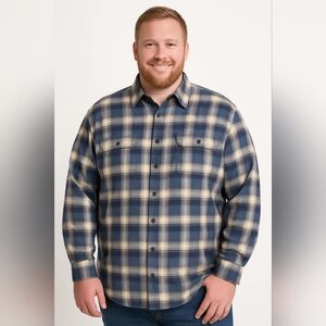 Tommy Bahama Long Sleeve Button Down Shirt Big And Tall Preppy Fashion Sz 1xb XL